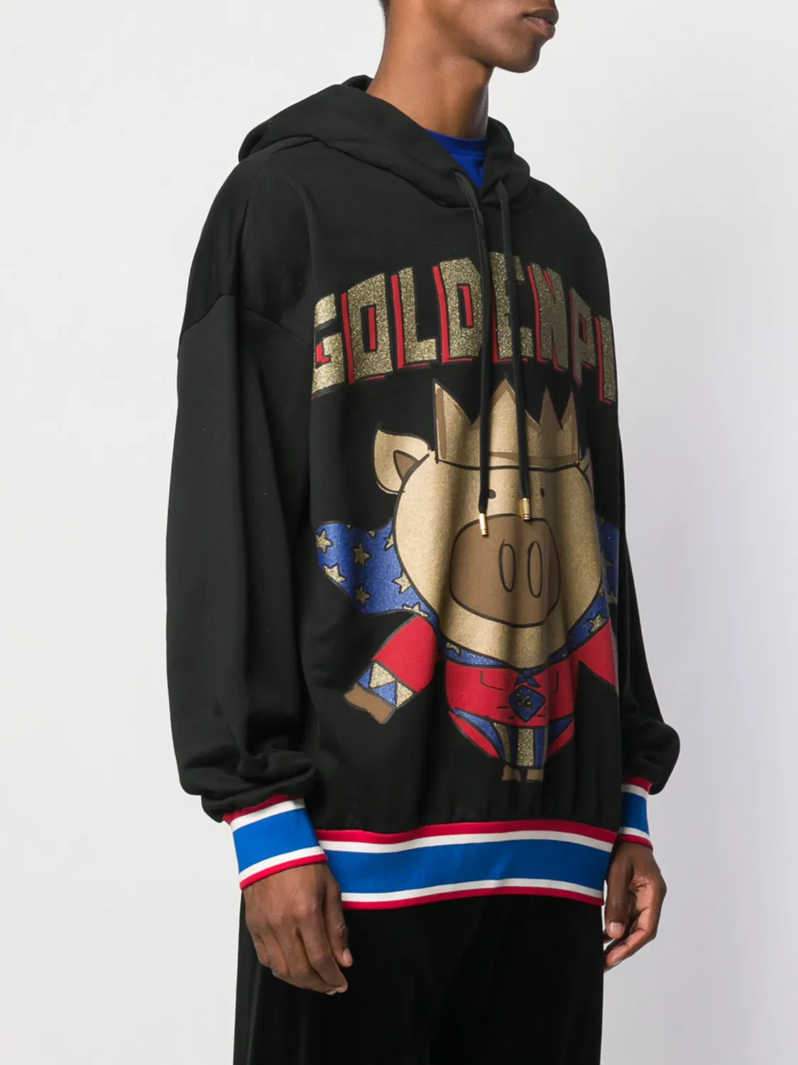 Dolce & Gabbana Худи Golden Pig Черный — фото 3