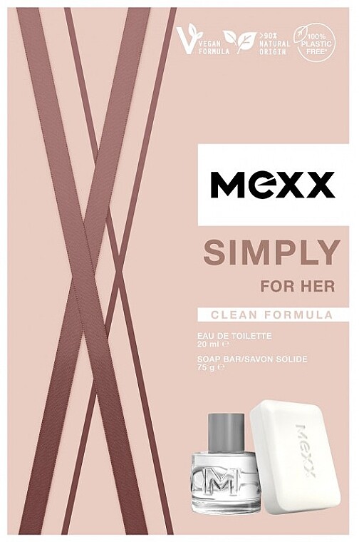 

Парфюмерный набор Mexx Simply For Her Eau De Toilette, 2 предмета