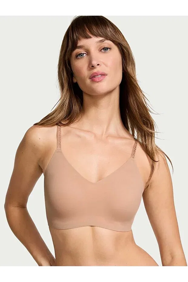 Женский бюстгальтер без косточек с пуш-апом Victoria'S Secret, Praline