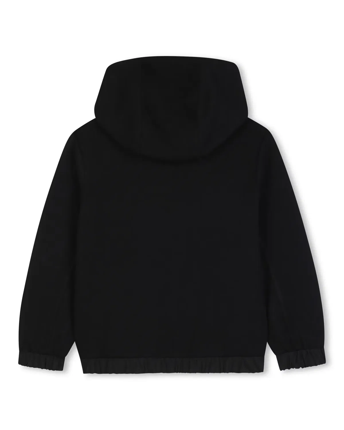 Детская худи для мальчиков с принтом Karl Lagerfeld Kids, Negro — фото 3