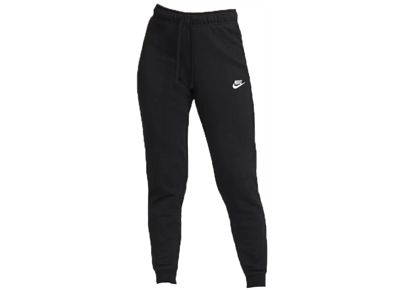 Женские спортивные штаны из футера с логотипом Nike, Black/White