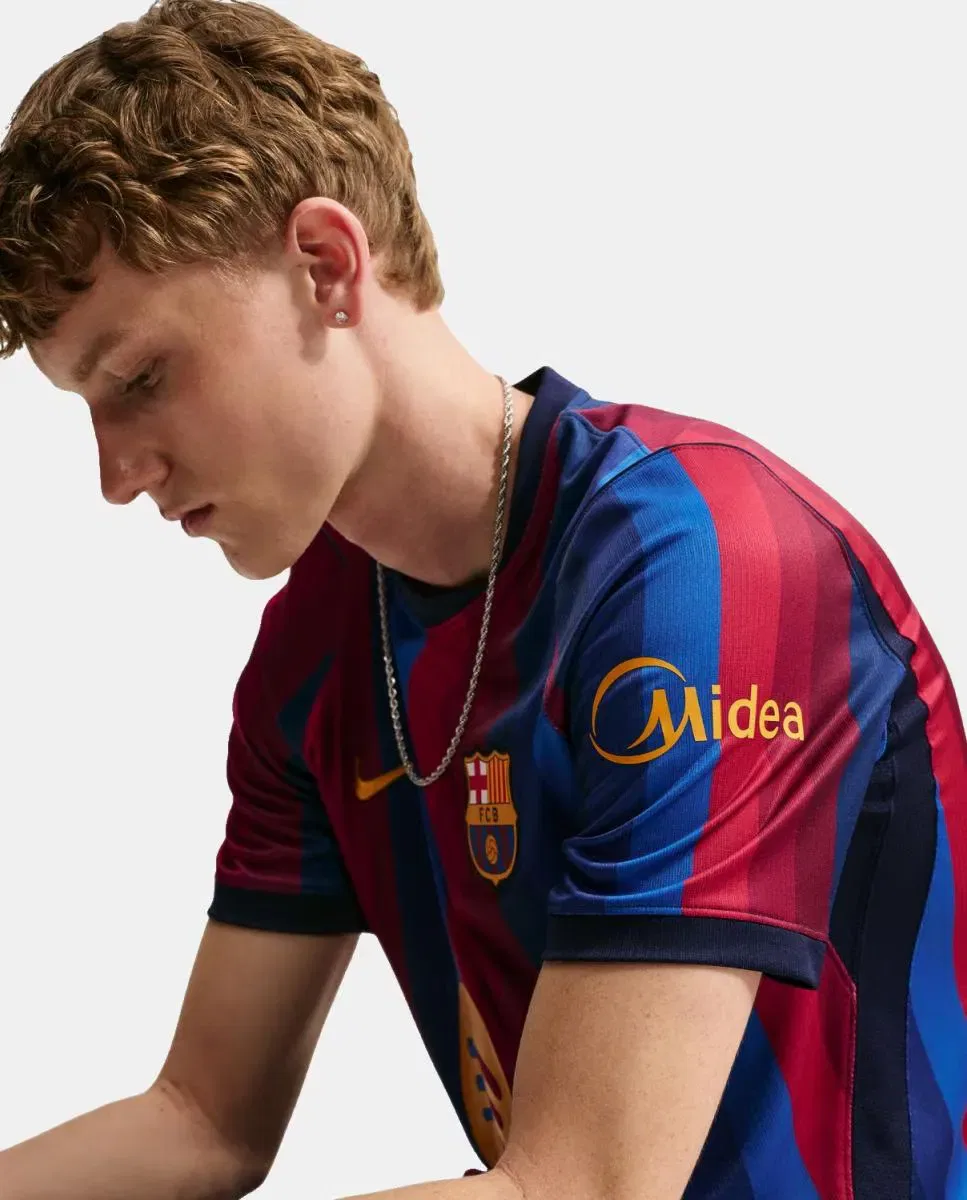 Мужская футболка FC Barcelona 2026-2027 Stadium Dri-FIT Nike, Красный — фото 4