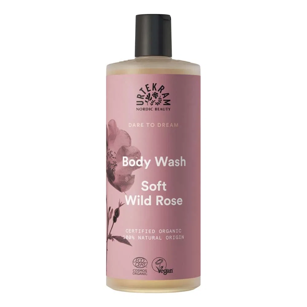 Гель для душа Soft Wild Rose Urtekram, 3 x 500 мл