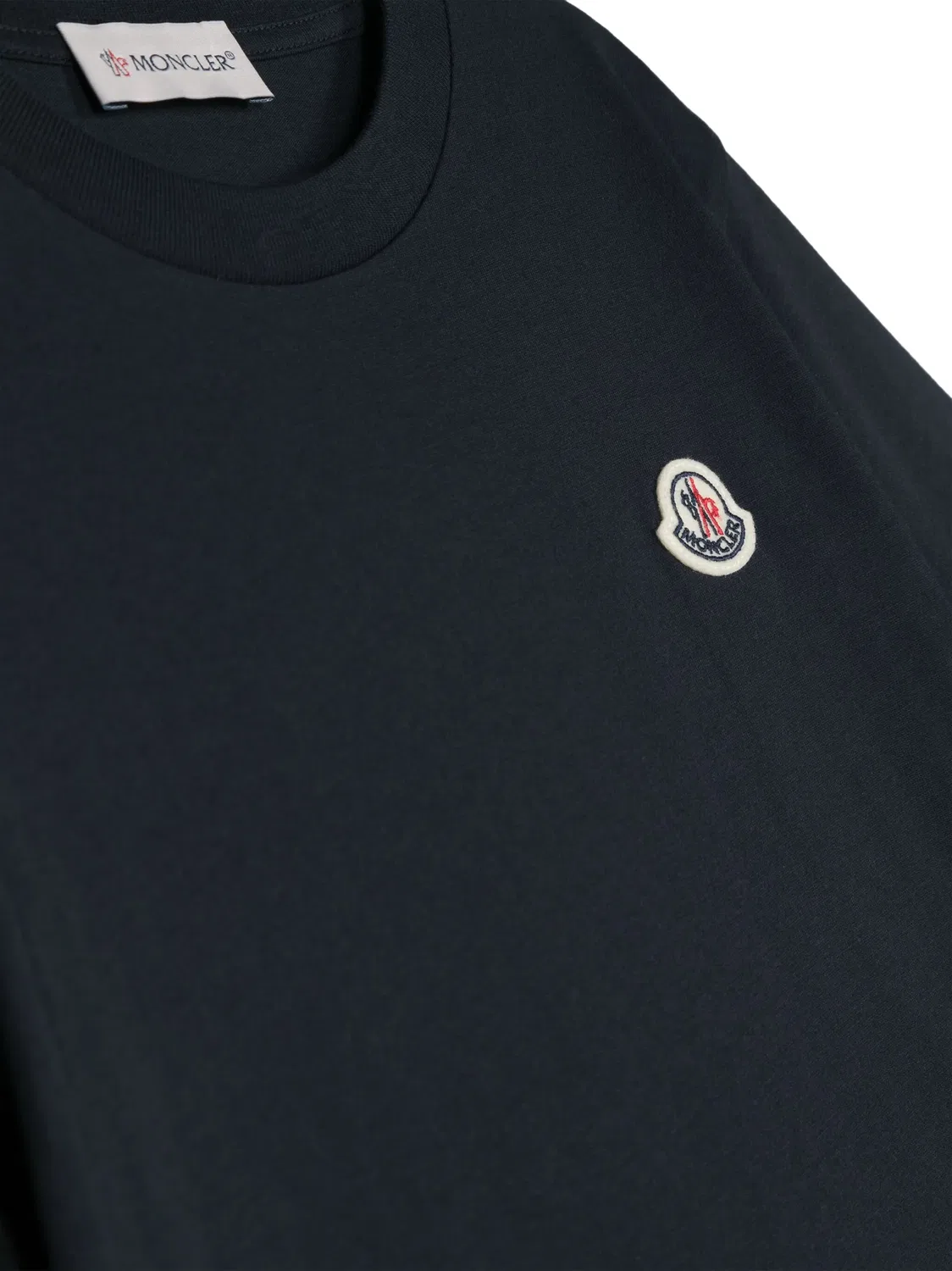 MONCLER GENIUS Футболка хлопковая синяя — фото 2