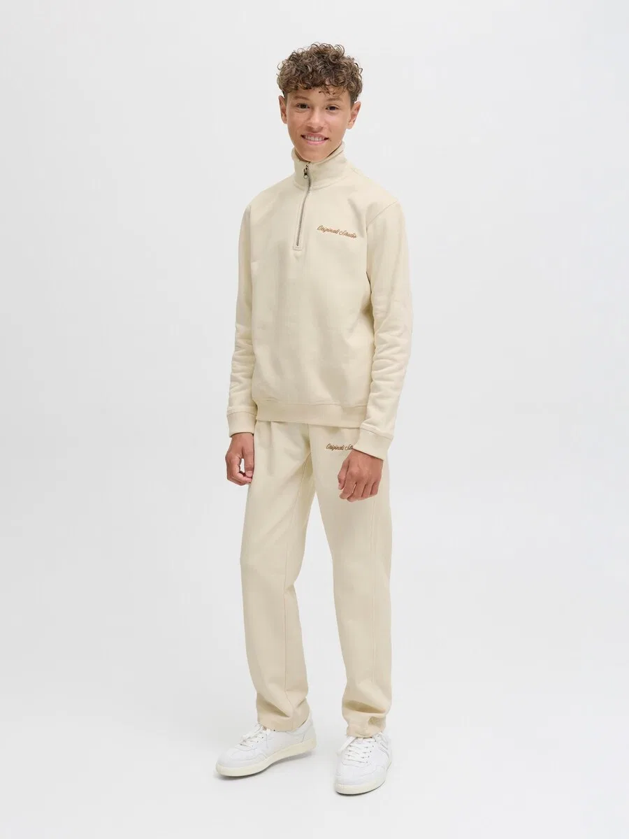 Детская толстовка 'JORNorrebro' из белой шерсти Jack & Jones Junior — фото 4