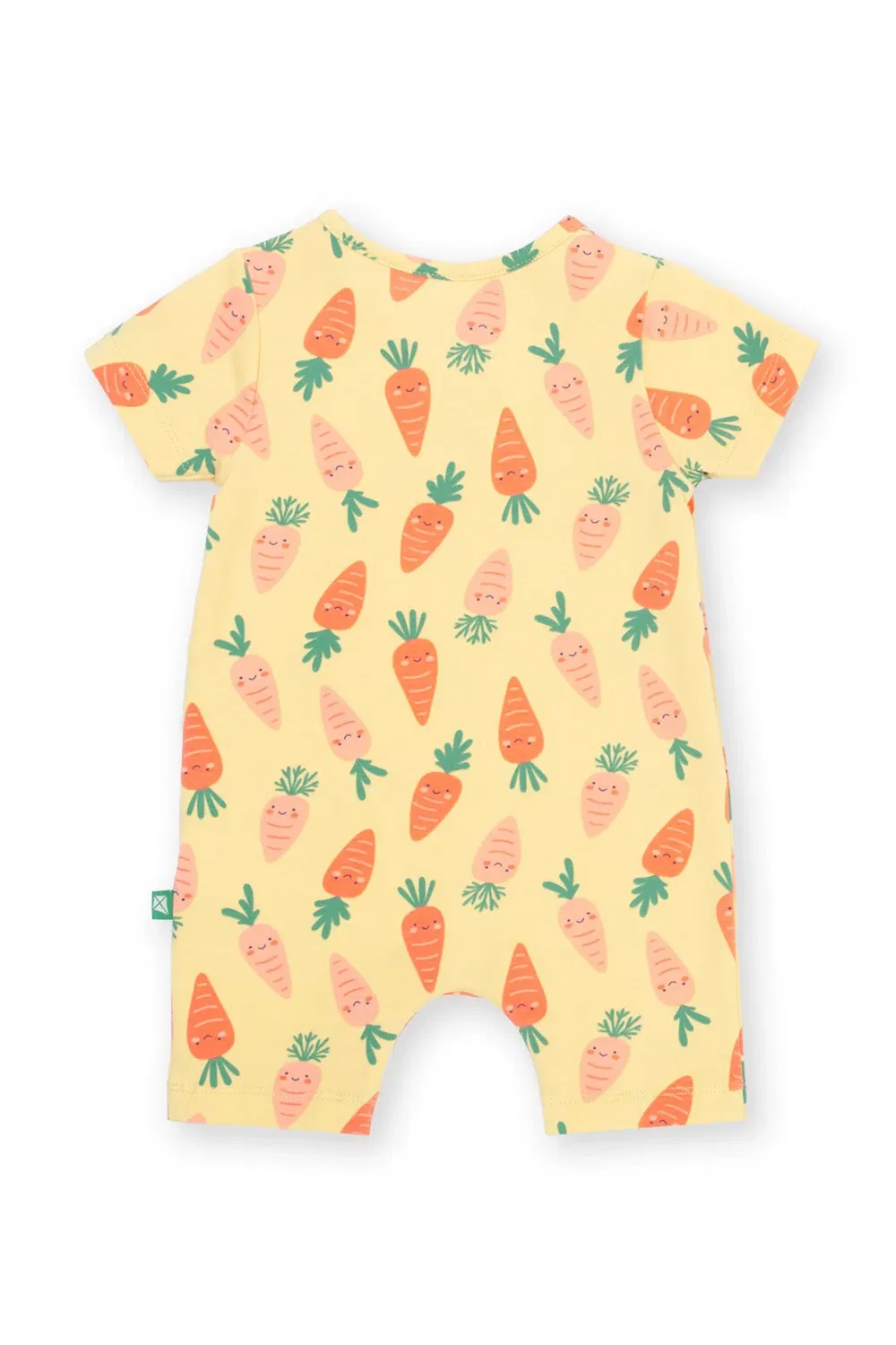 Детский боди-комбинезон с принтом Happy Carrot Kite, Yellow — фото 4