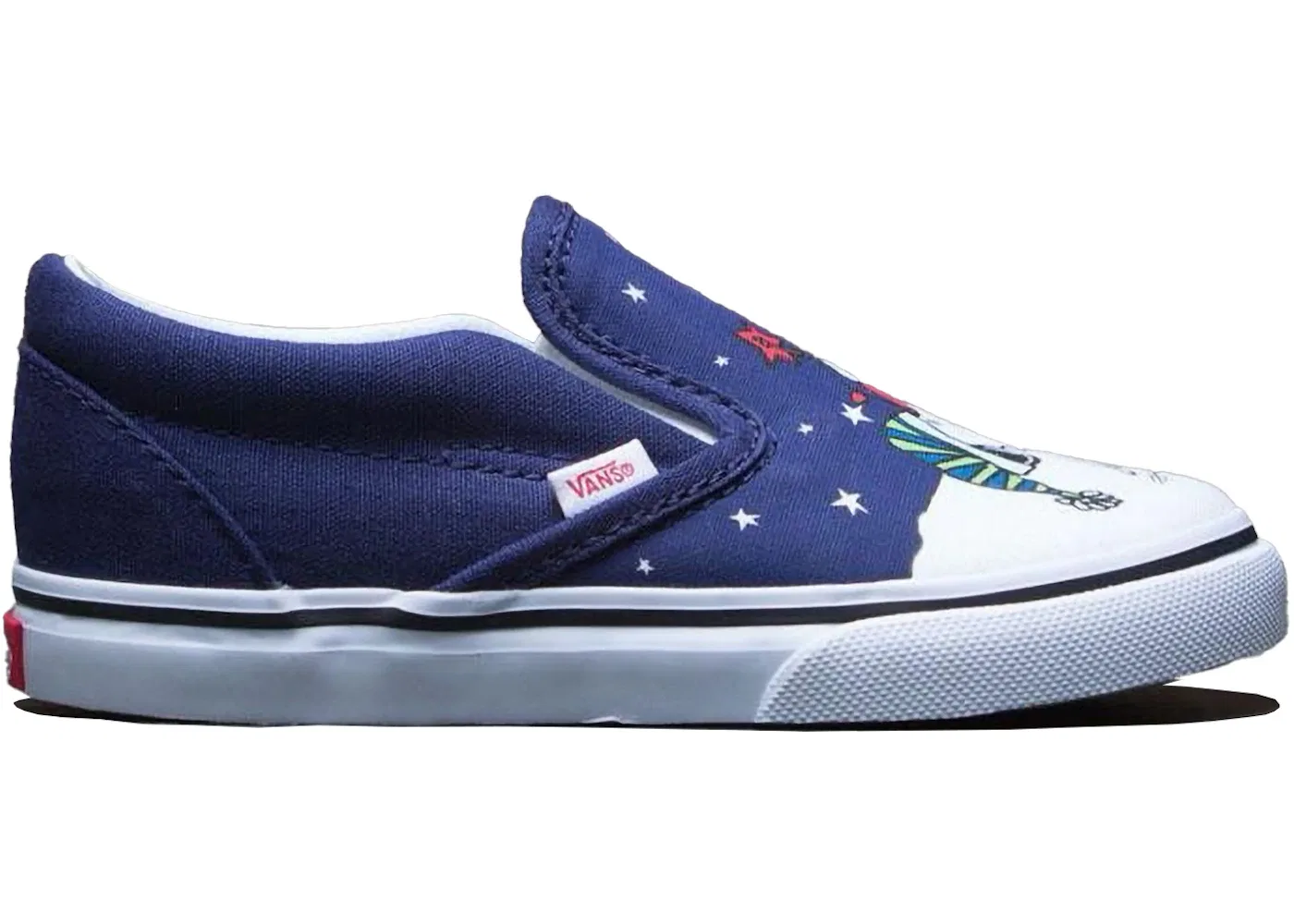 Детские кеды с принтом Peanuts Charlie and Tree Vans, Blue