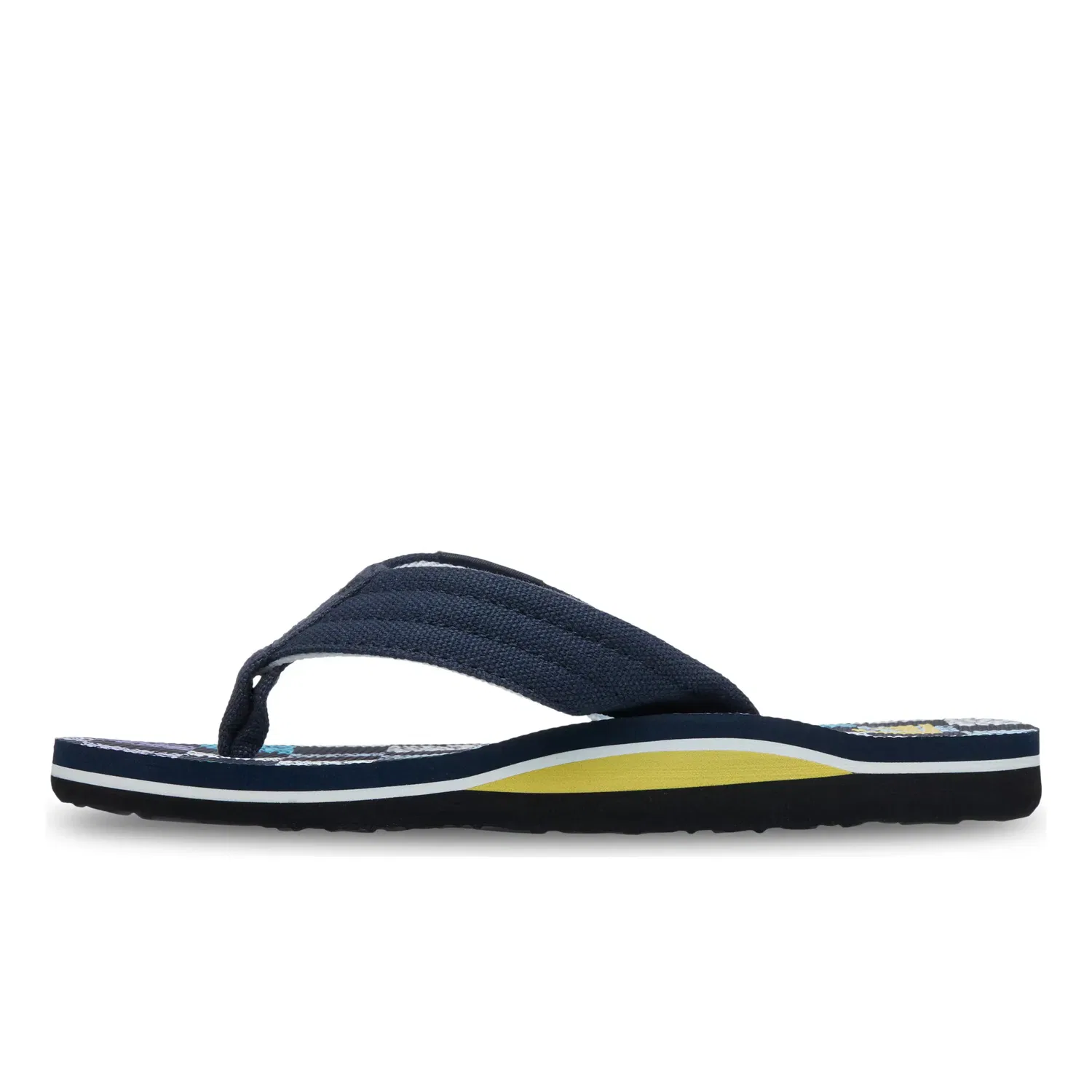 Детские шлепанцы для мальчиков с логотипом Molokai Layback Quiksilver, Azul / Blanco — фото 3