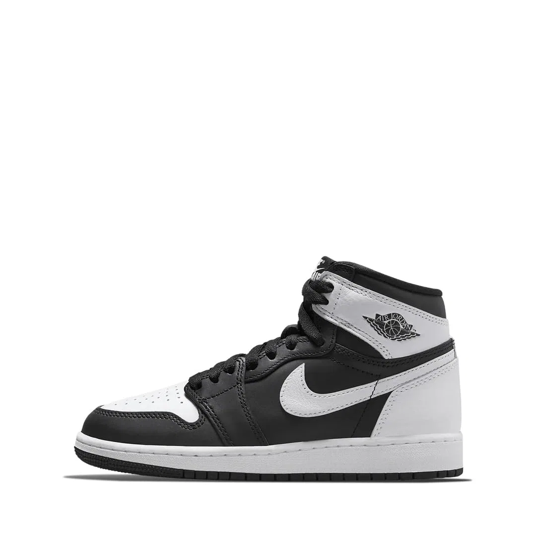 Детские баскетбольные кроссовки Air Jordan 1 Retro High Og (Gs) NIKE, Black White White