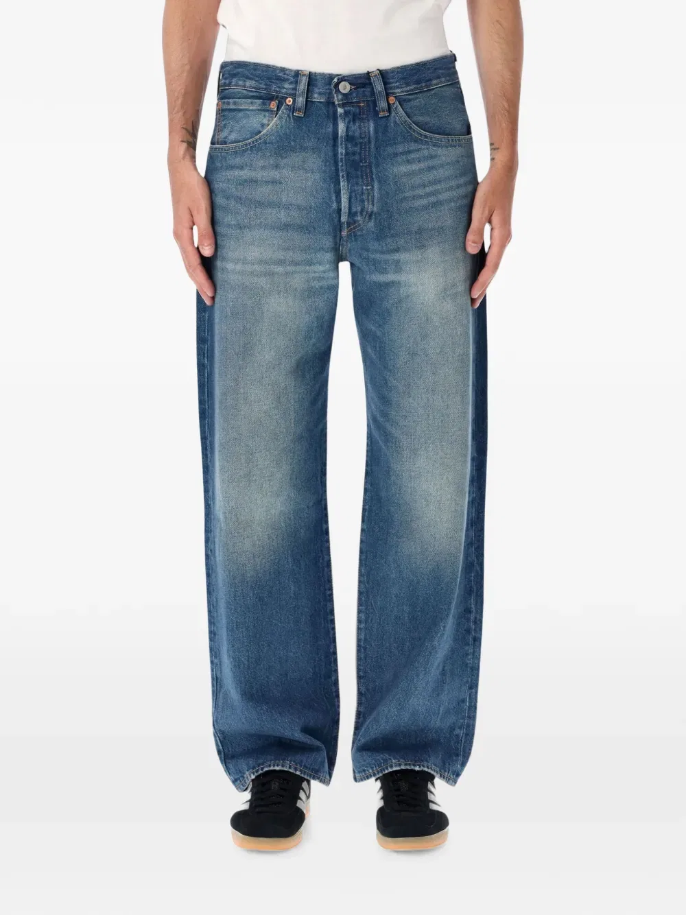 Джинсы свободные 501 Levi's, цвет Medium Blue