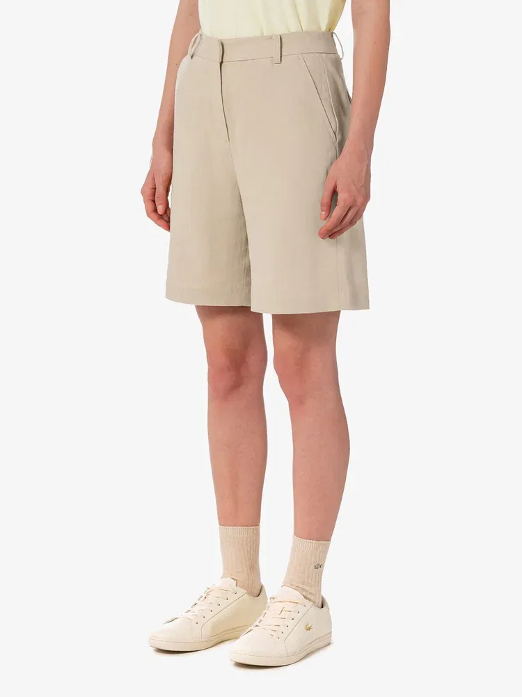 Шорты бермуды LACOSTE Beige — фото 3