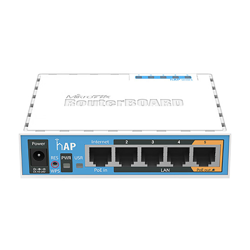 

Wi-Fi роутер MikroTik RB951Ui-2nD, белый
