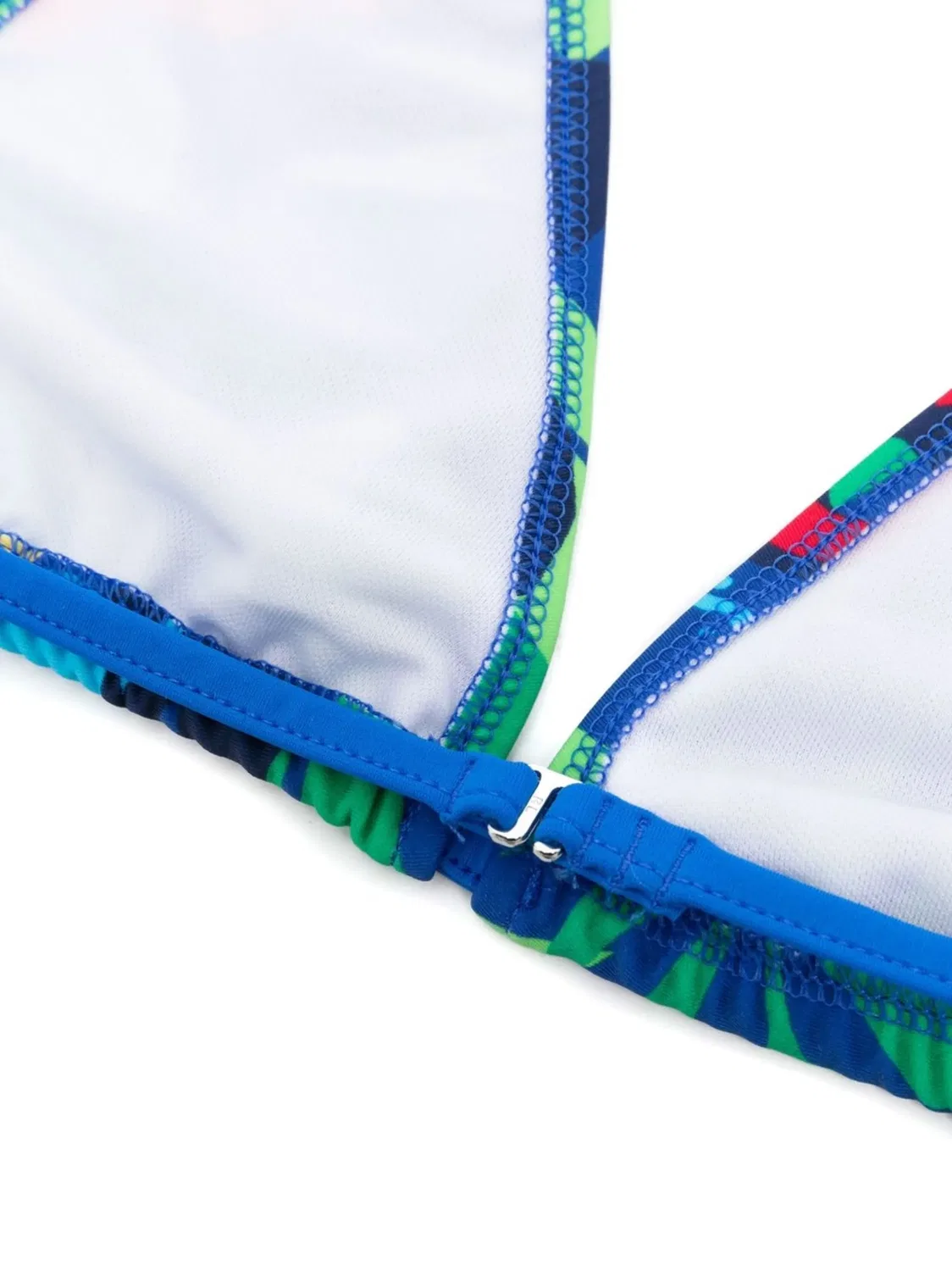Купальник с цветочным принтом Polo Ralph Lauren, синий — фото 3
