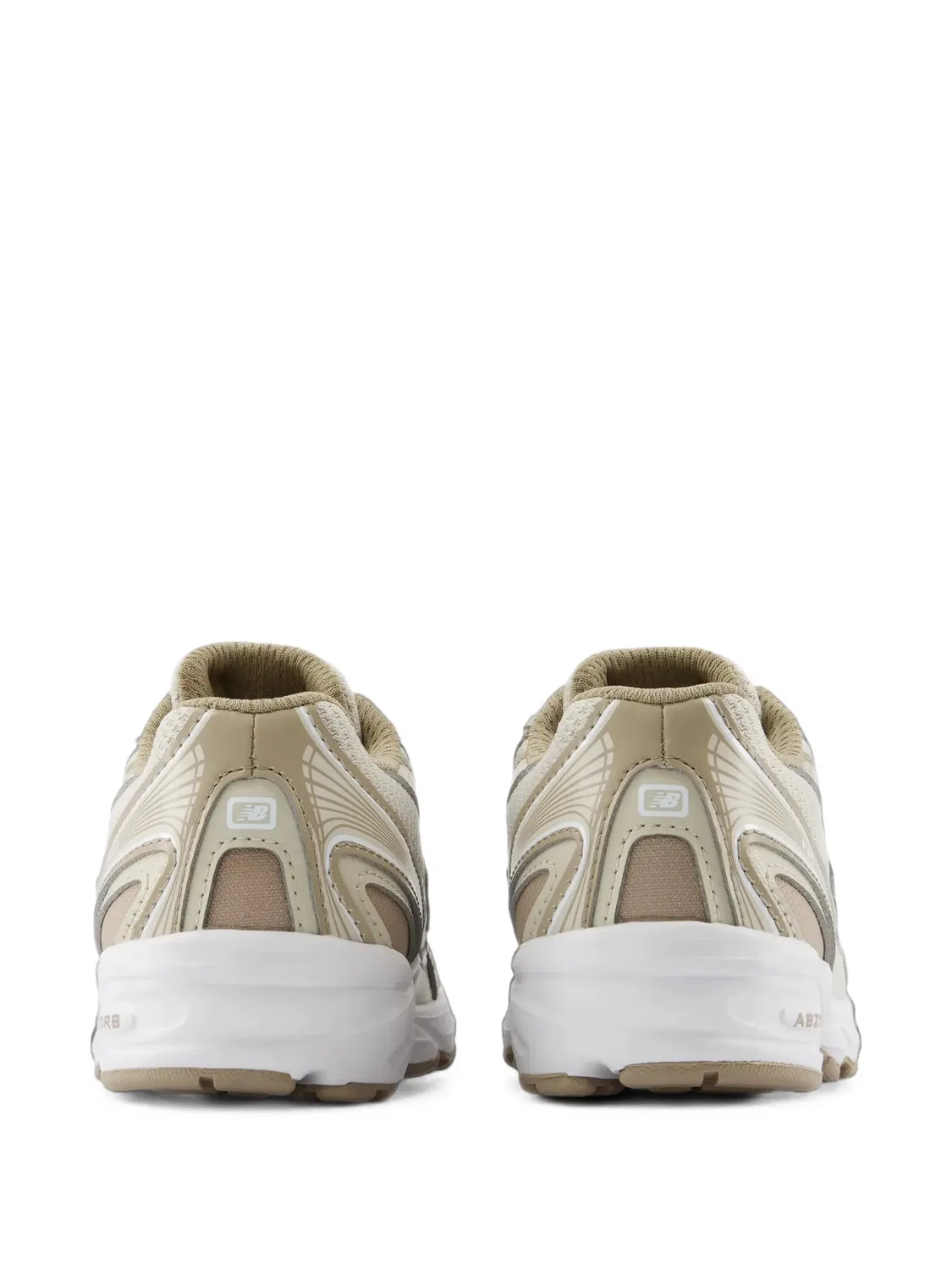 Кроссовки 740 с эластичными шнурками New Balance Kids, нейтральные цвета — фото 3