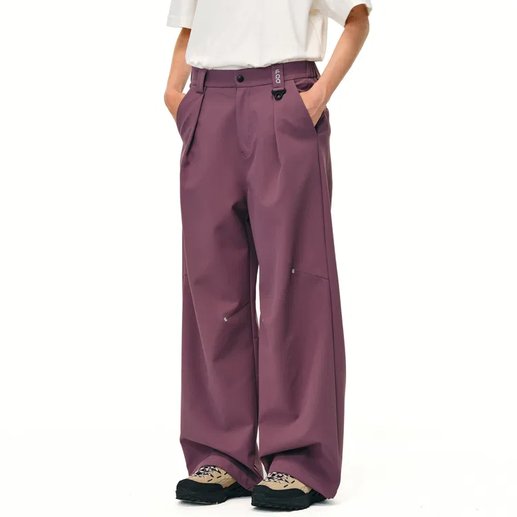 Детские повседневные брюки прямого кроя FPA, Gray Purple