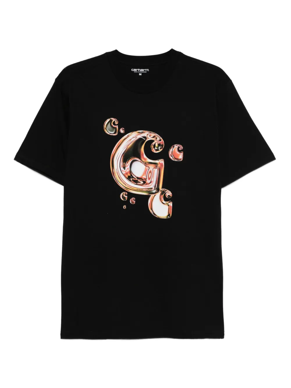 

Футболка с принтом CARHARTT WIP, черный