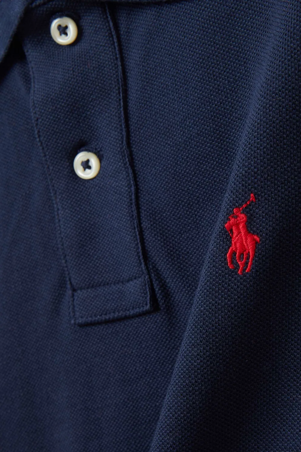 Поло хлопковое Custom Fit Polo Shirt Polo Ralph Lauren — фото 3