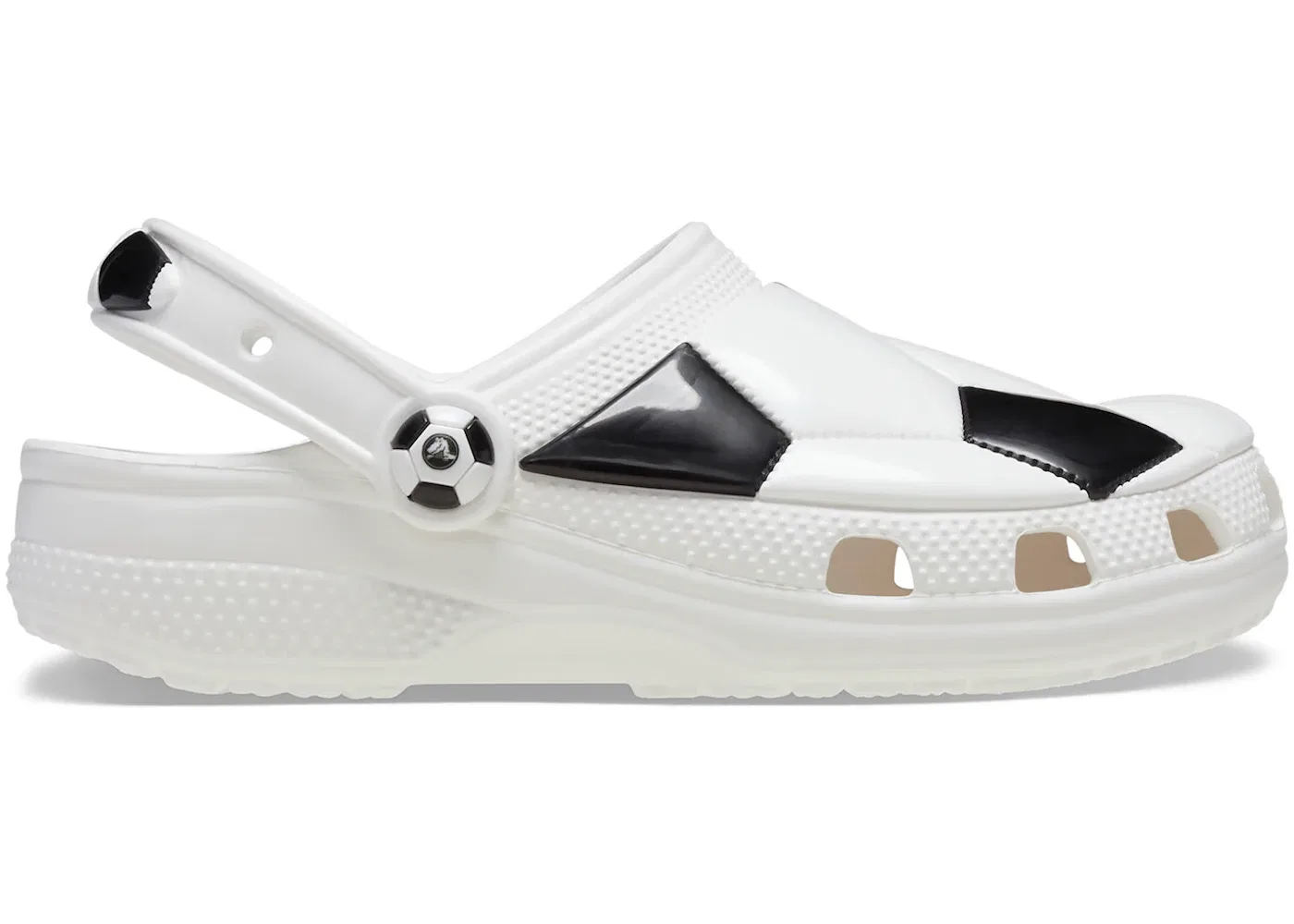 Детские клоги Classic Soccer Clog Crocs, White/Black