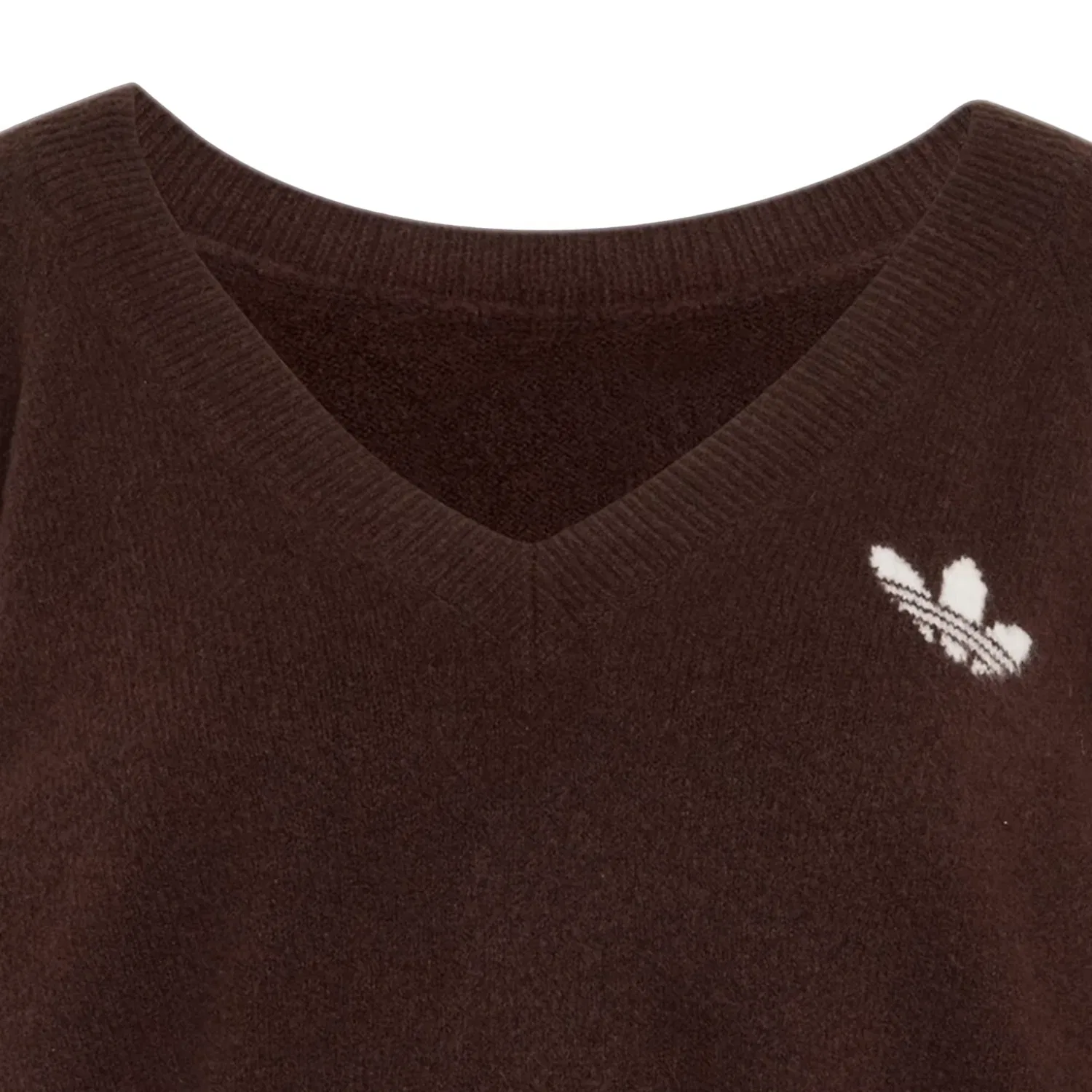 Женская футболка Essentials Knit Sweatshirt Asia Sizing 'Aurora Coffee' adidas, Aurora Coffee — фото 4