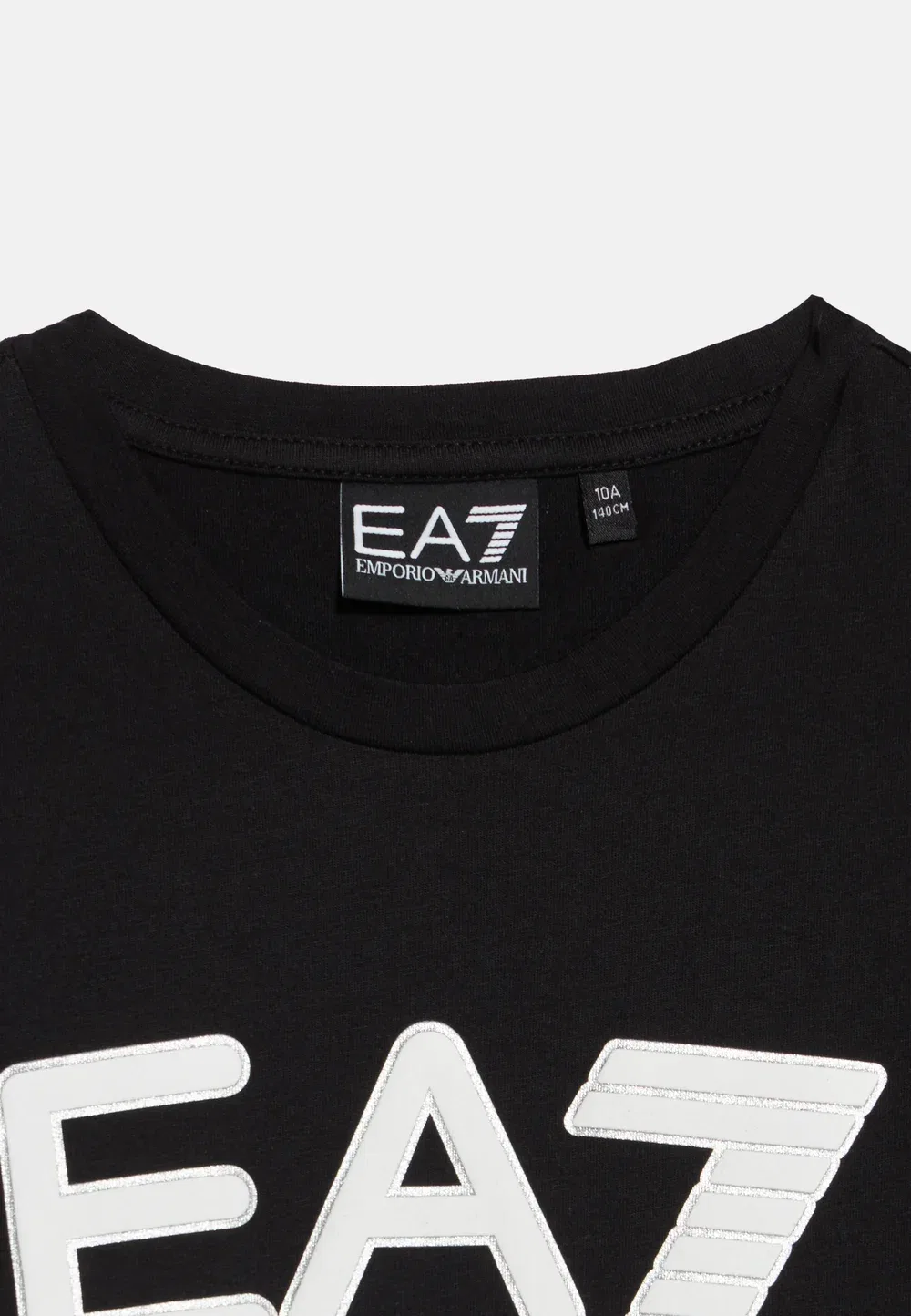 Футболка с принтом в виде логотипа поезда, выполненная в стиле кроссовер Ea7 Emporio Armani, Black — фото 4