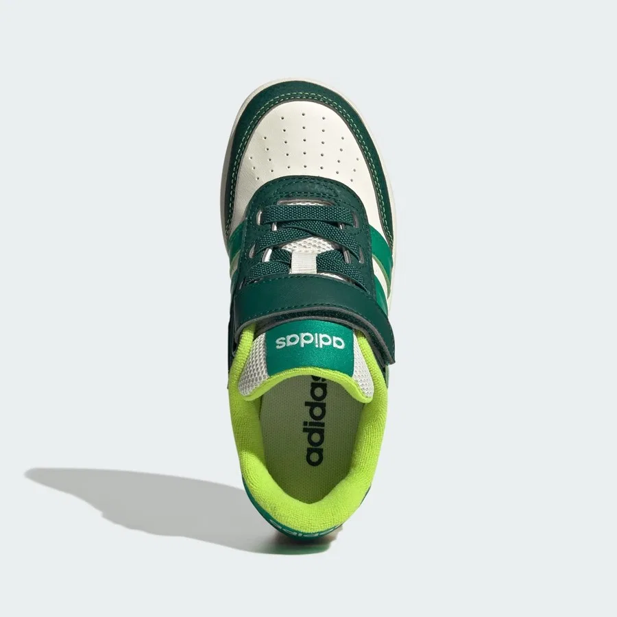 Кроссовки детские с липучкой Breakbase adidas, Белый — фото 4
