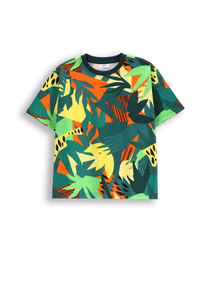 

Футболка с короткими рукавами и красочным рисунком Coccodrillo