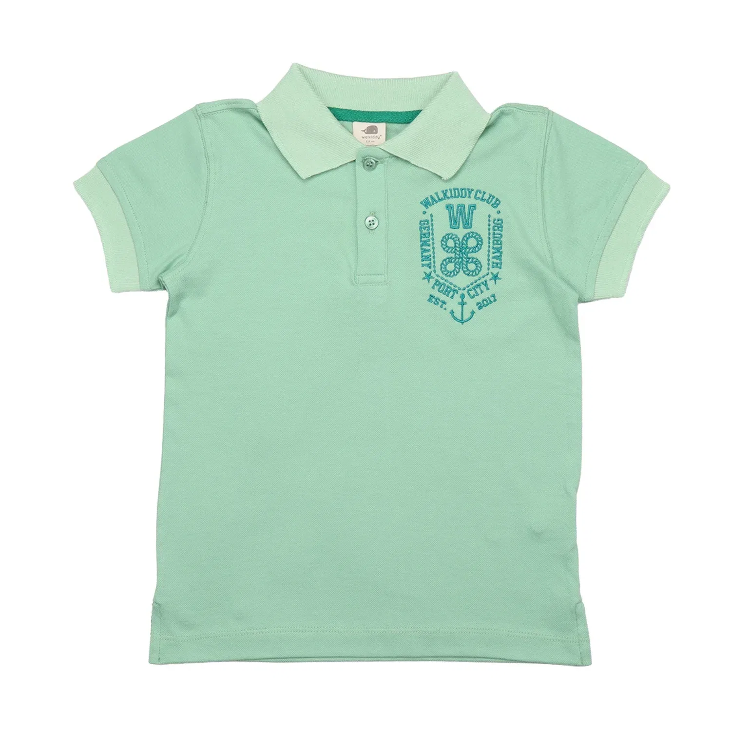 Поло Meadow-Polo Shirt Walkiddy, зеленый