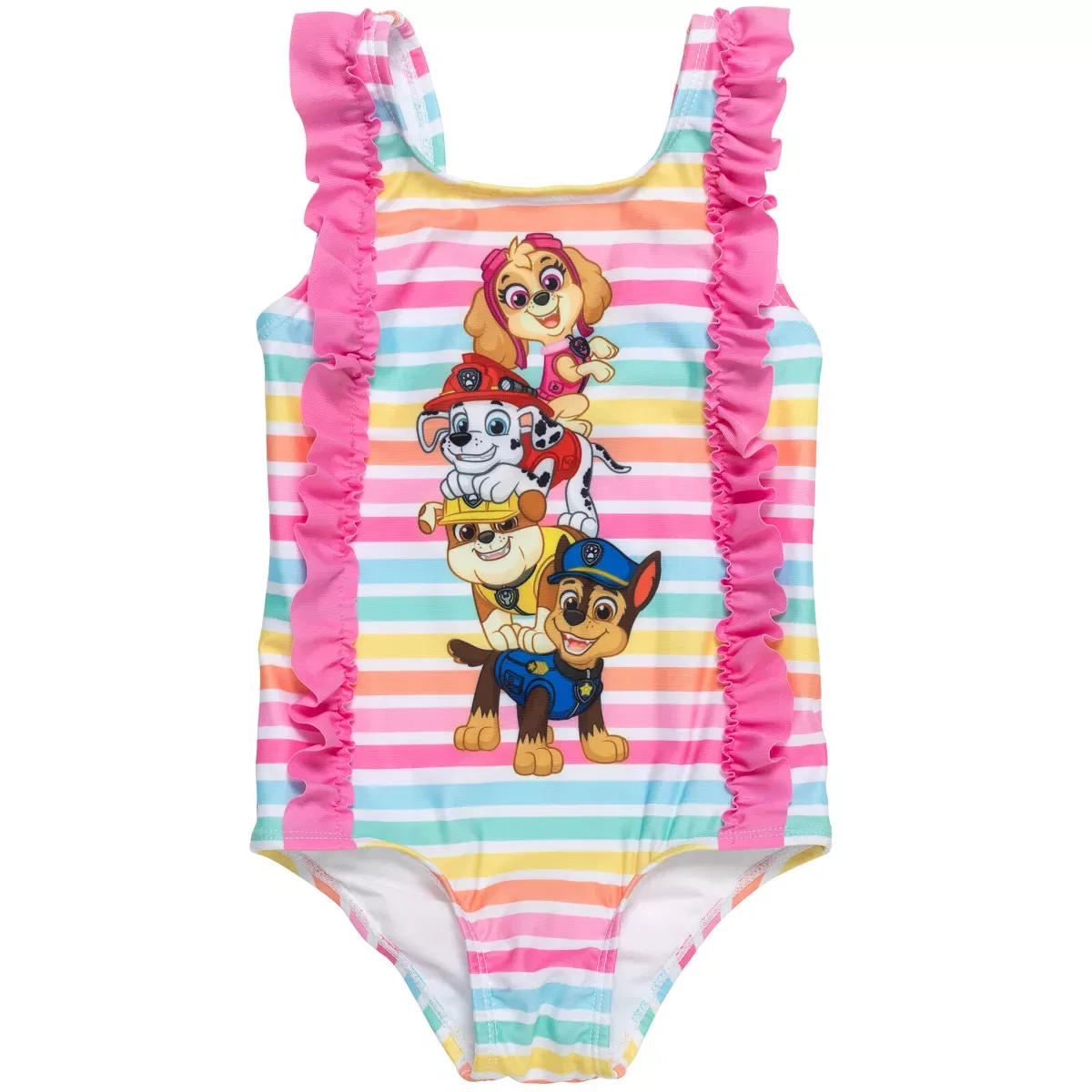 Детский купальник для девочек с принтом PAW Patrol Skye Chase Marshall, PAW Patrol, Pink