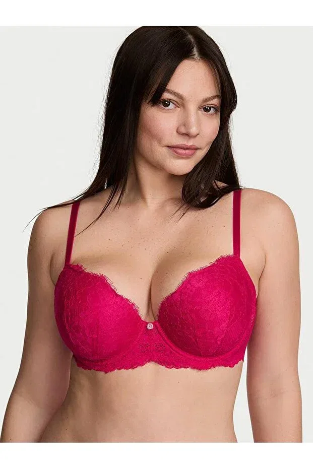 Женский бюстгальтер с кружевом Victoria'S Secret, Fuchsia