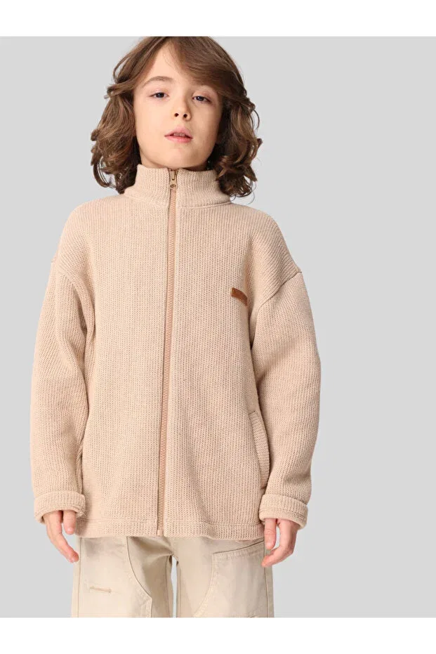Детский кардиган для мальчиков с длинным рукавом Jena, Beige