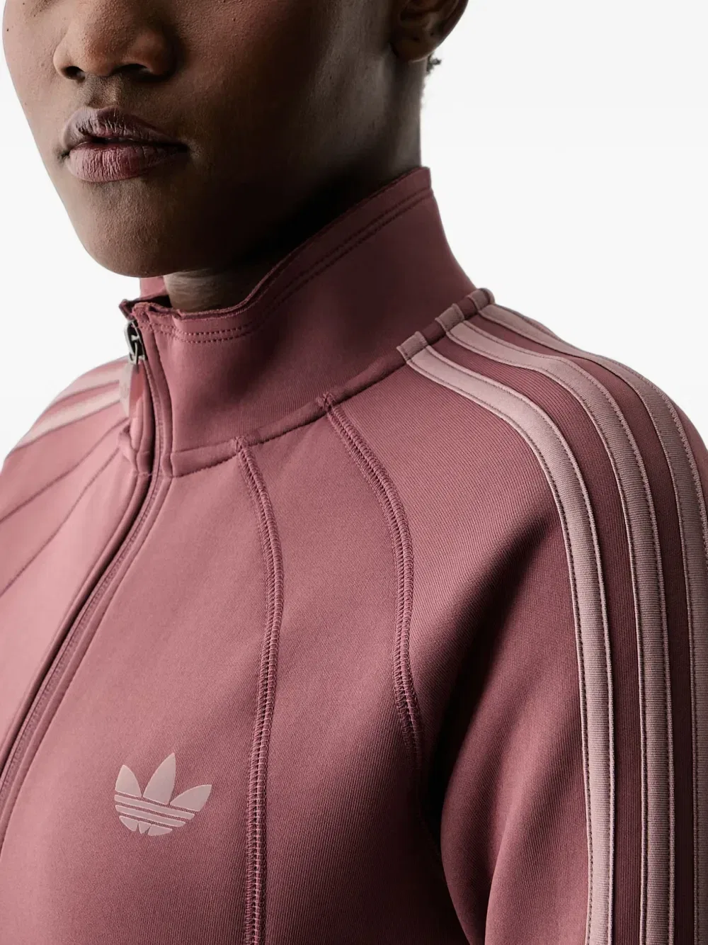 Олимпийка на молнии SST 2.0 с боковыми полосками Adidas, фиолетовый — фото 4