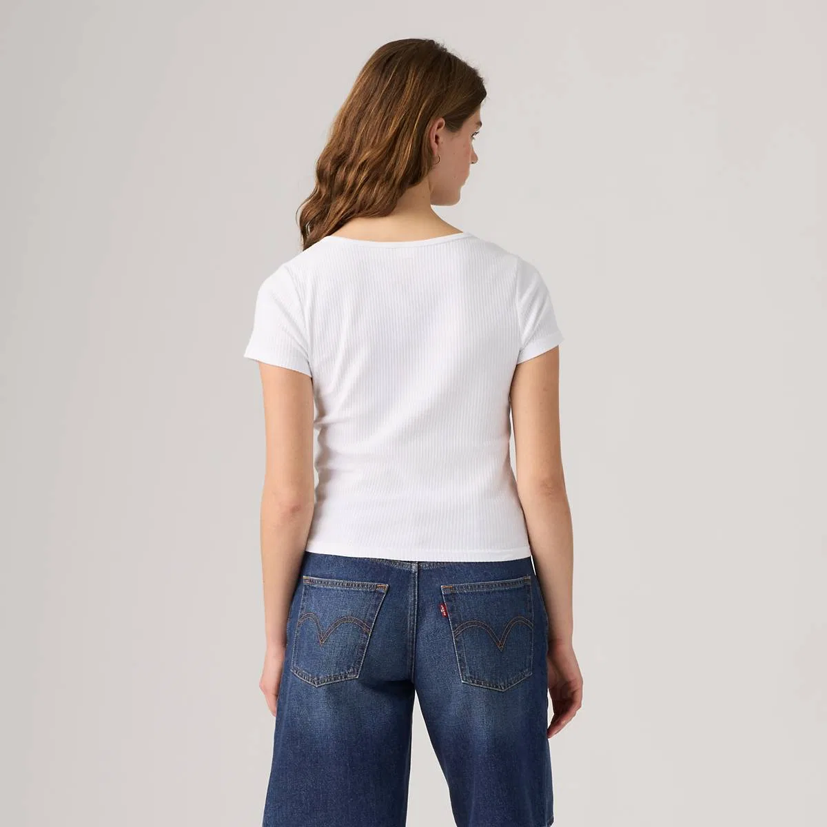 Рубашка с коротким рукавом на пуговицах от Austen Levi's, Bright White - White — фото 4