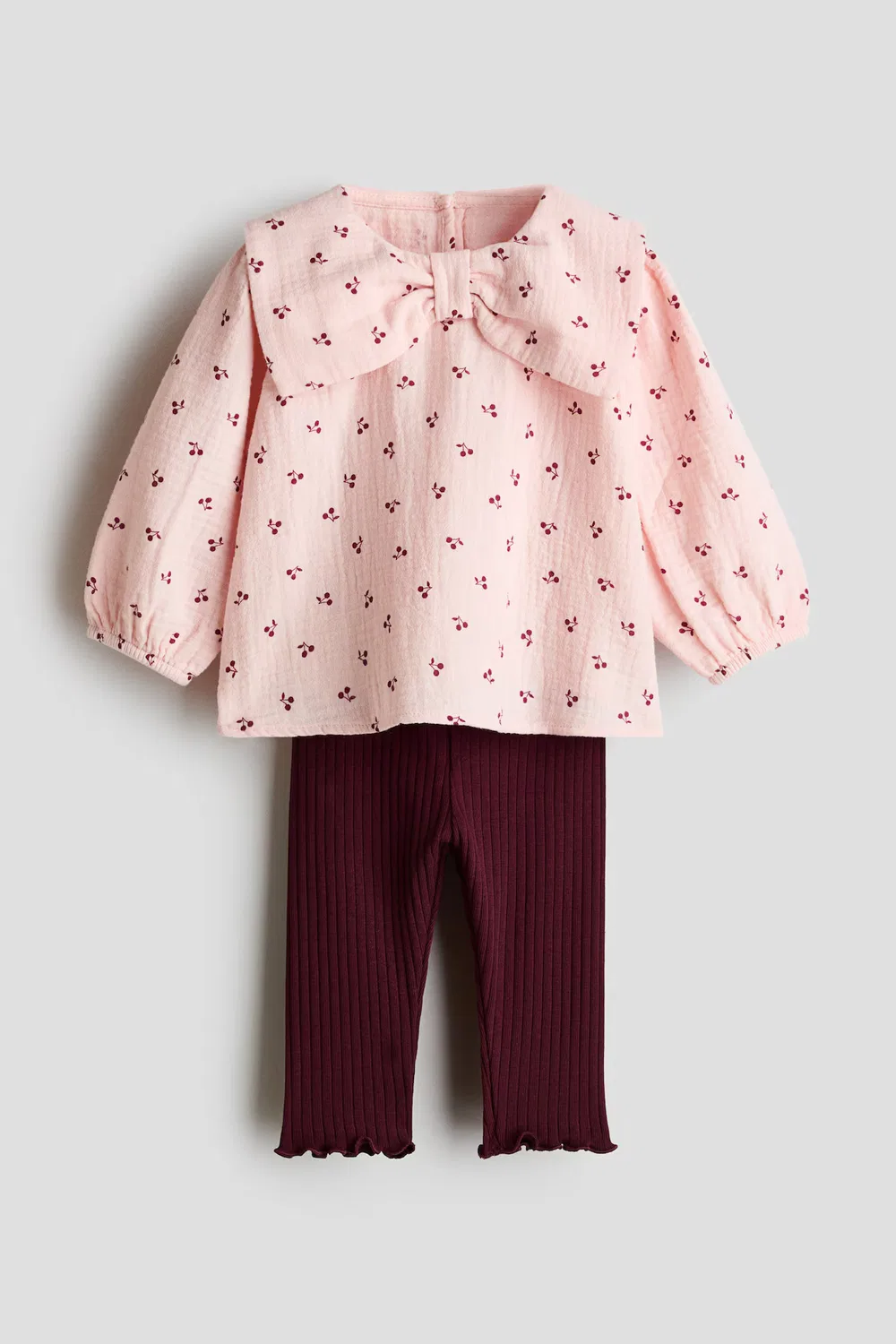 Комплект из двух предметов: блузка и леггинсы H&M, Hellrosa/Kirschen