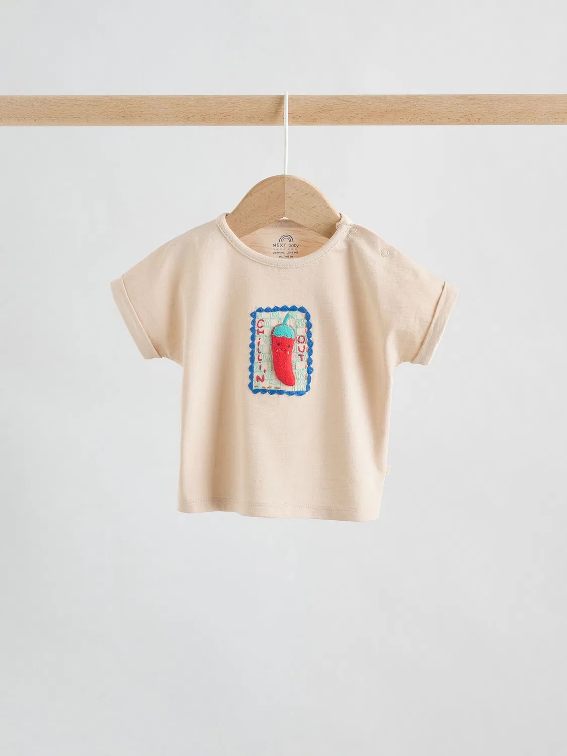 Комплект из топа и шорт с принтом, Neutral Chilli Print Next, Neutral Chilli Print — фото 3