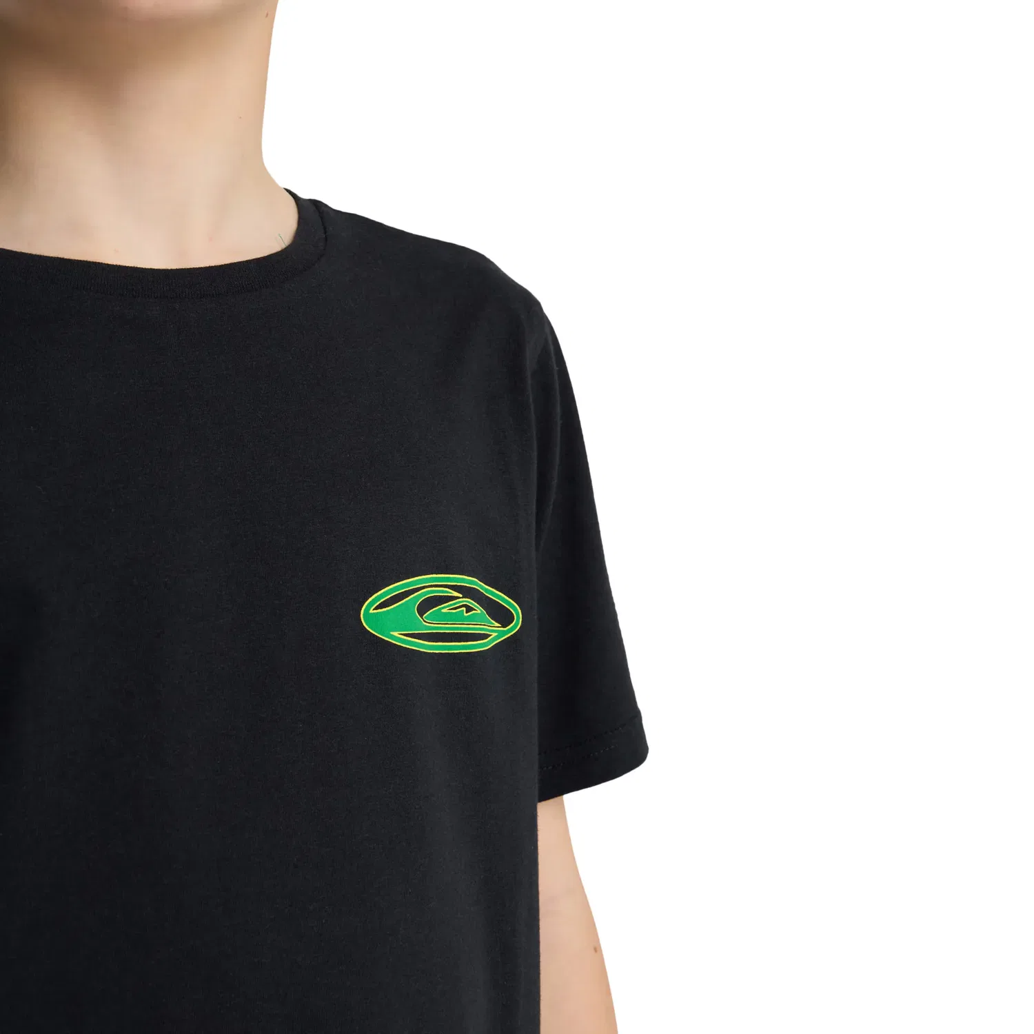 Детская футболка для мальчиков хлопковая Quiksilver, Negro — фото 4