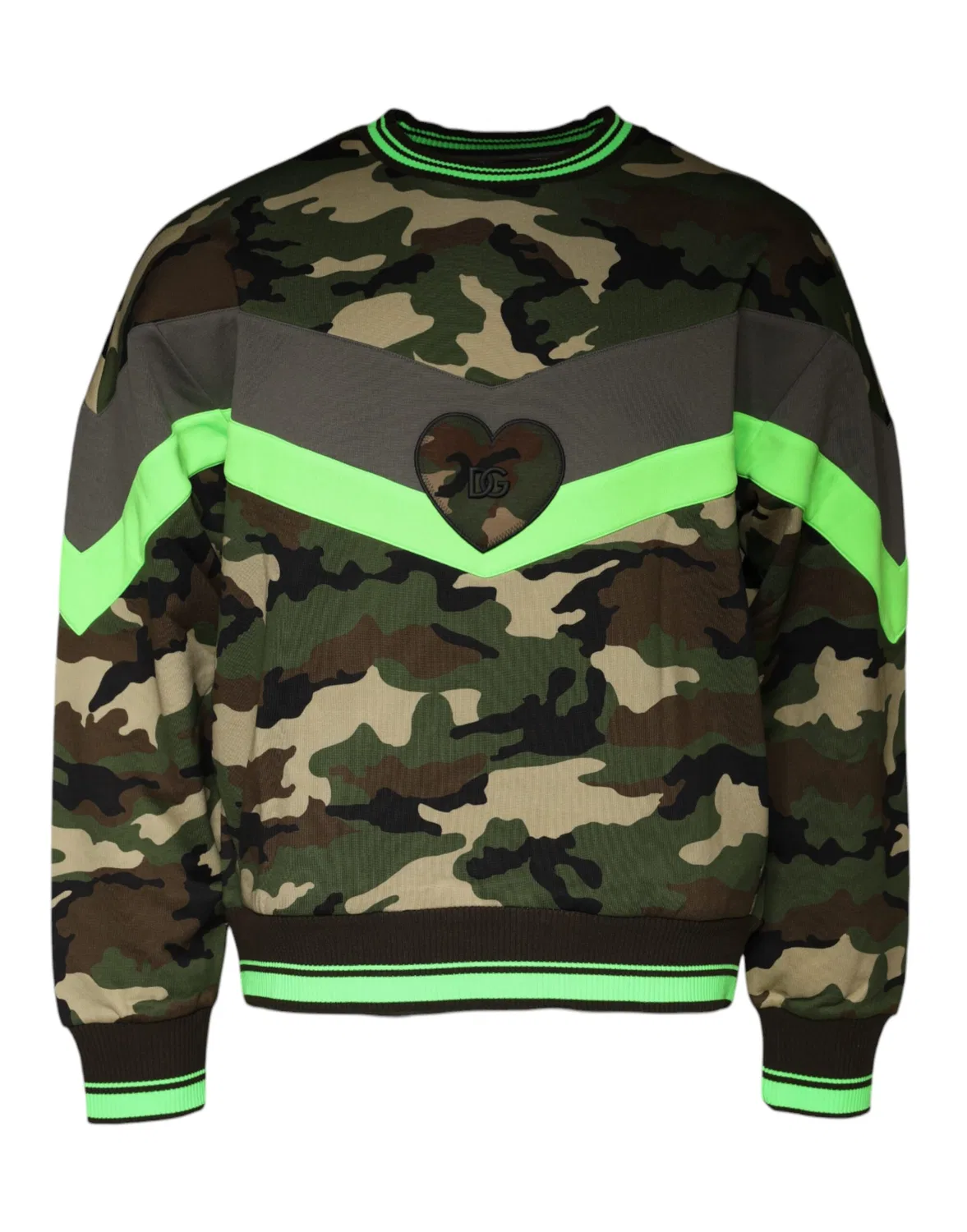 Мужской свитшот с камуфляжным принтом Multicolor Camouflage Dolce & Gabbana, Multicolor