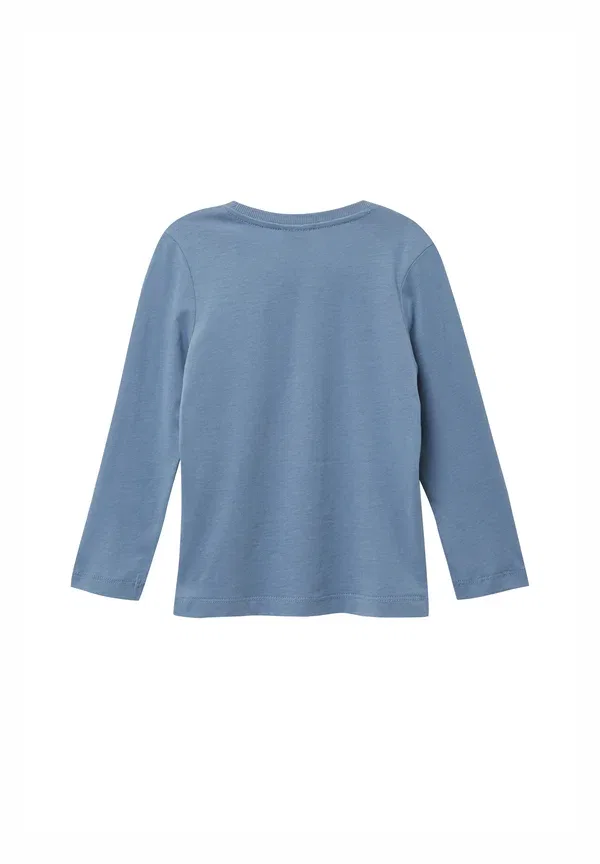 Топ с принтом Mit print und wendepailletten - long sleeved top S.Oliver, голубой — фото 4