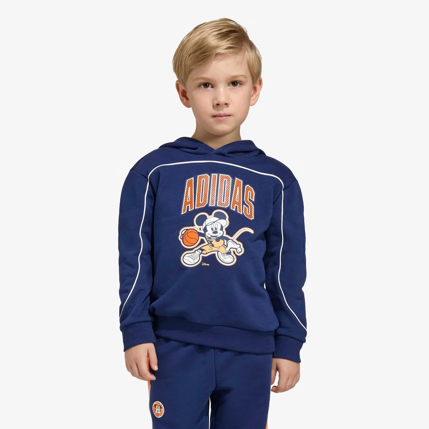 Свитшот с принтом Disney Mickey Mouse Adidas, темно-синий — фото 2