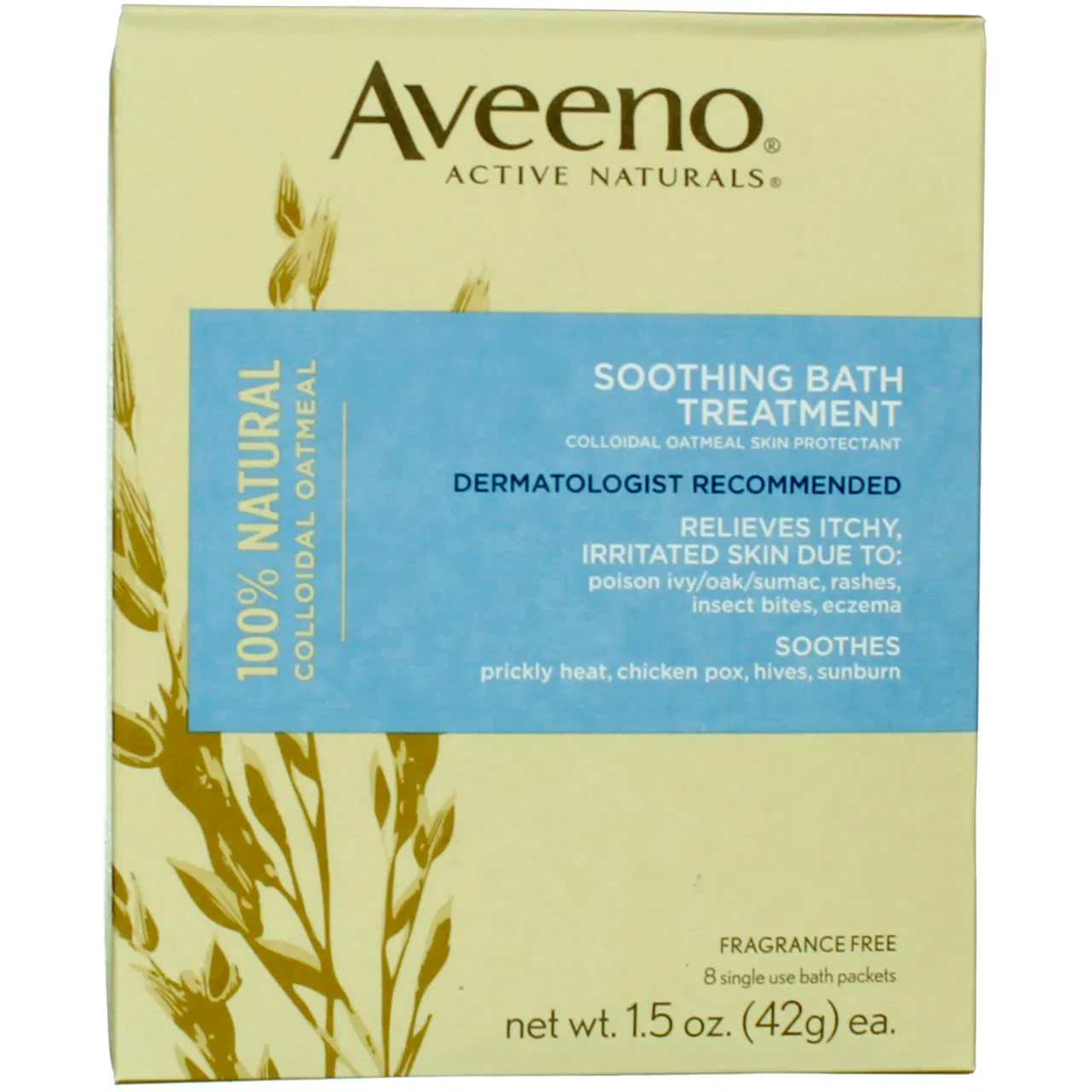 Ванна для снятия раздражения Aveeno, 2 шт, 984 г, Unscented