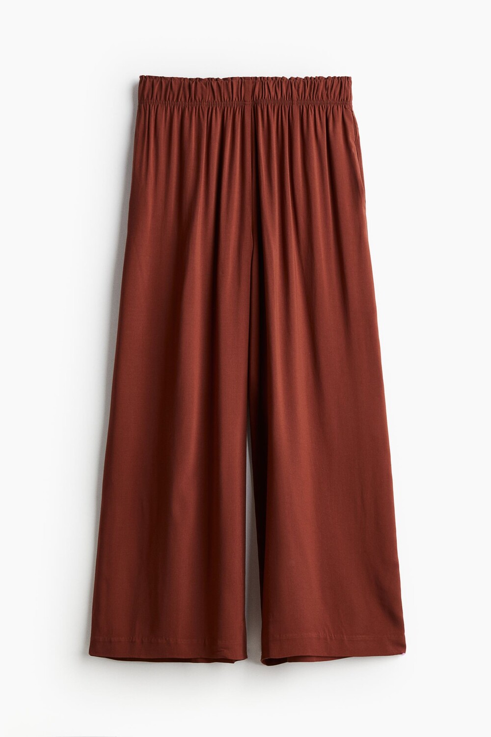 

Брюки H&M Crop Pull-on, кирпично-красный