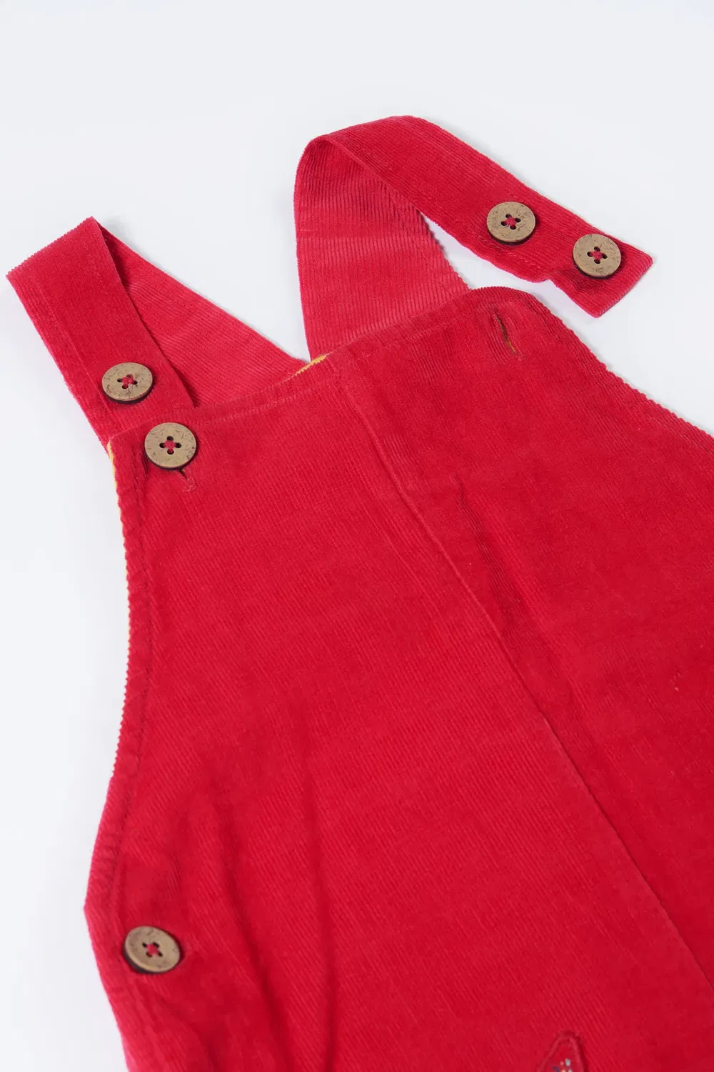 Детский комбинезон из вельвета Cory cord Frugi, Red — фото 2