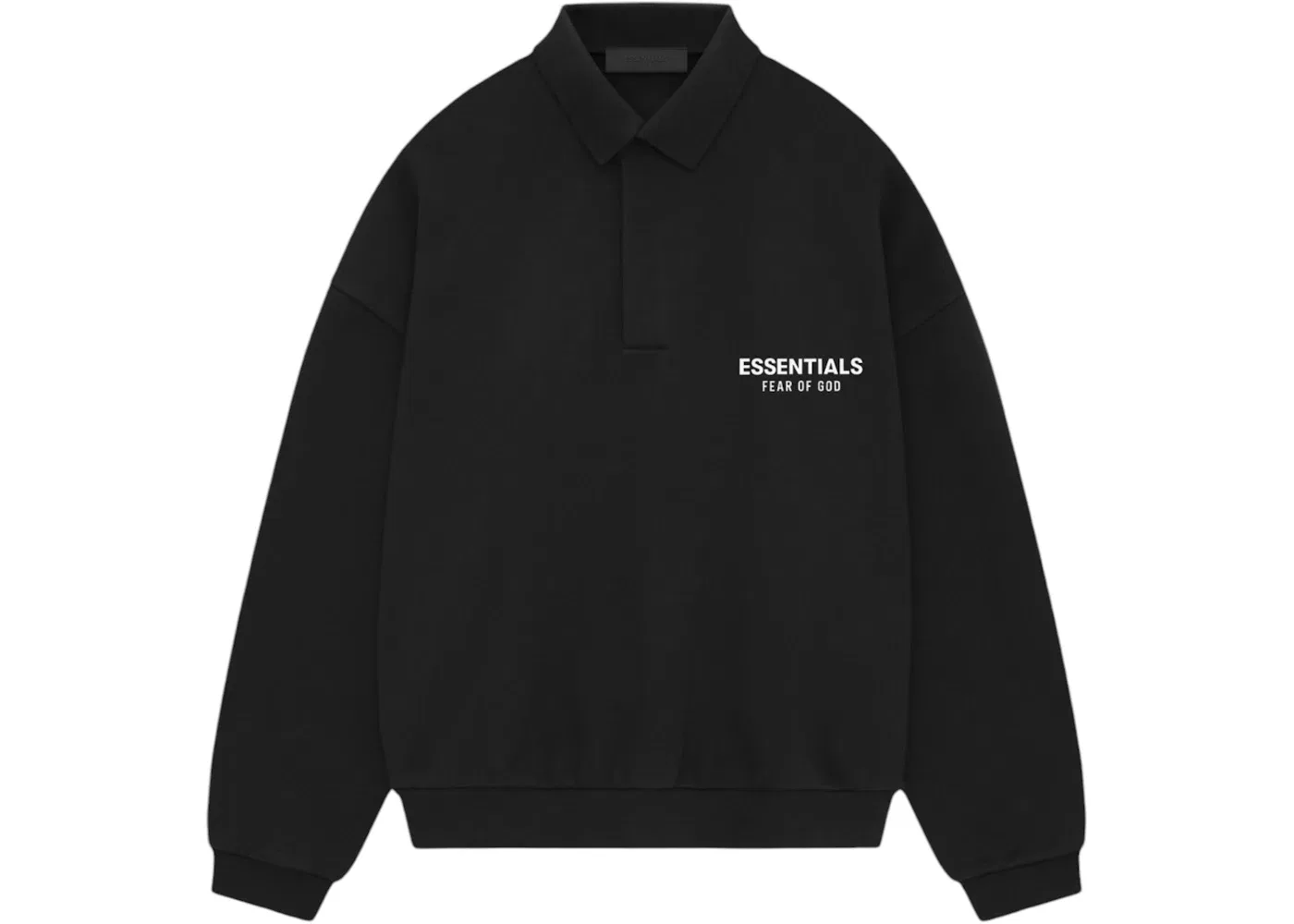 Мужское поло из флиса Polo FW24 Fear of God, Black