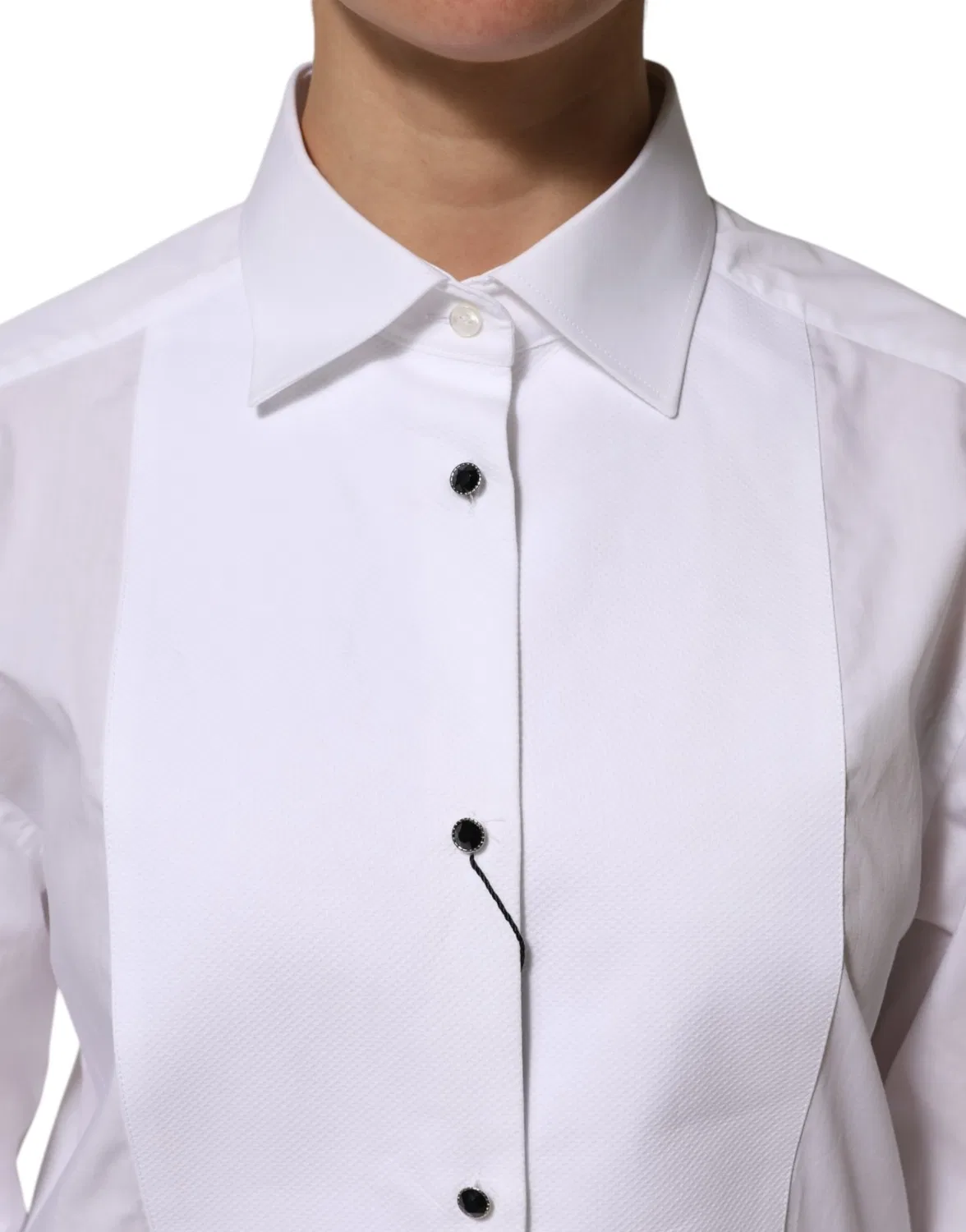 Женская рубашка с длинным рукавом на кнопках Dolce & Gabbana, White