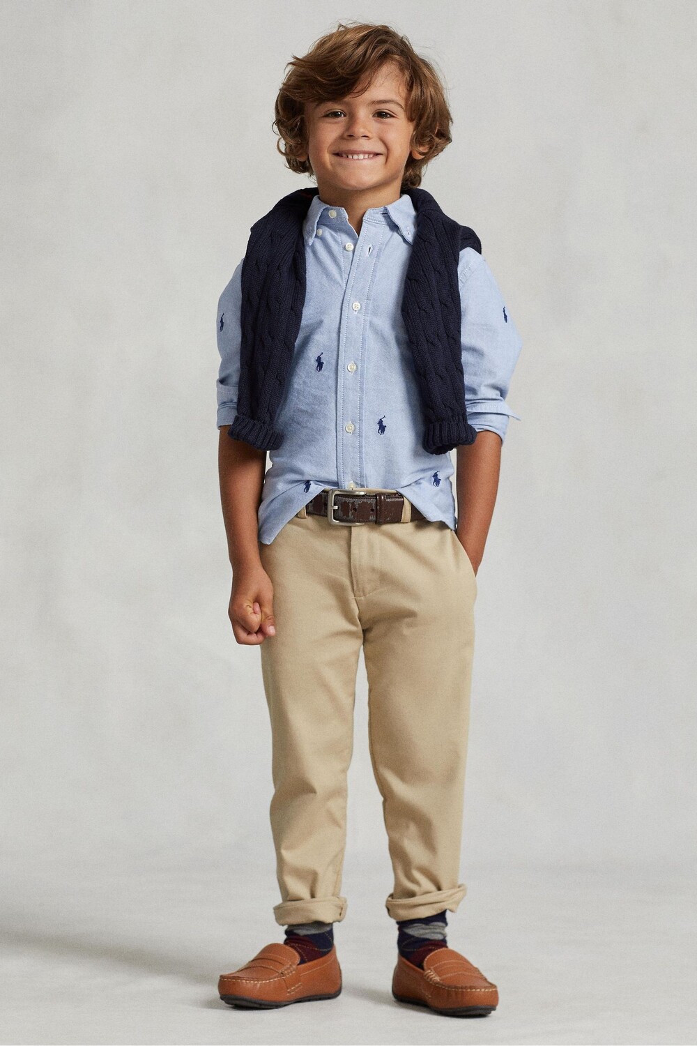 Рубашка поло  Polo Ralph Lauren, синий — фото 3
