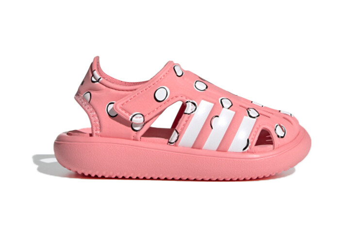 Кроссовки для малышей Disney X Disney Co-branded TD Low-top розового/белого цвета Adidas — фото 2