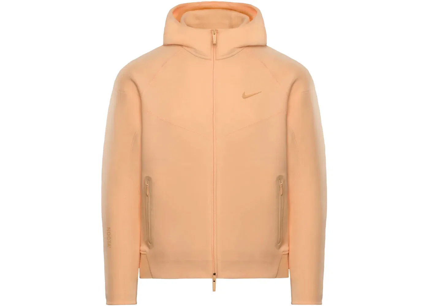 Мужская худи на молнии Nike x NOCTA NRG Tech Fleece Full Zip, Ice Peach