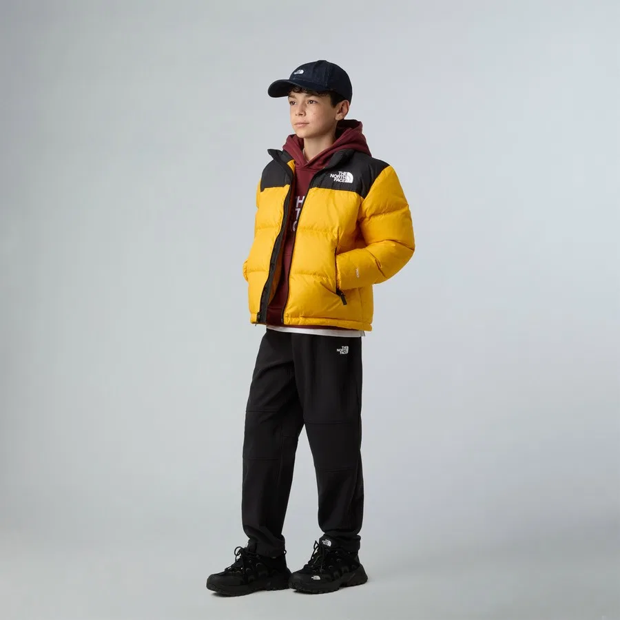 Детская куртка 1996 Retro Nuptse The North Face, Желтый — фото 2
