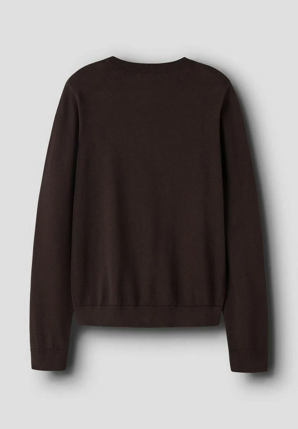 Nkfvalane ls knit card noos - cardigan Name It, Chocolate Plum — фото 2