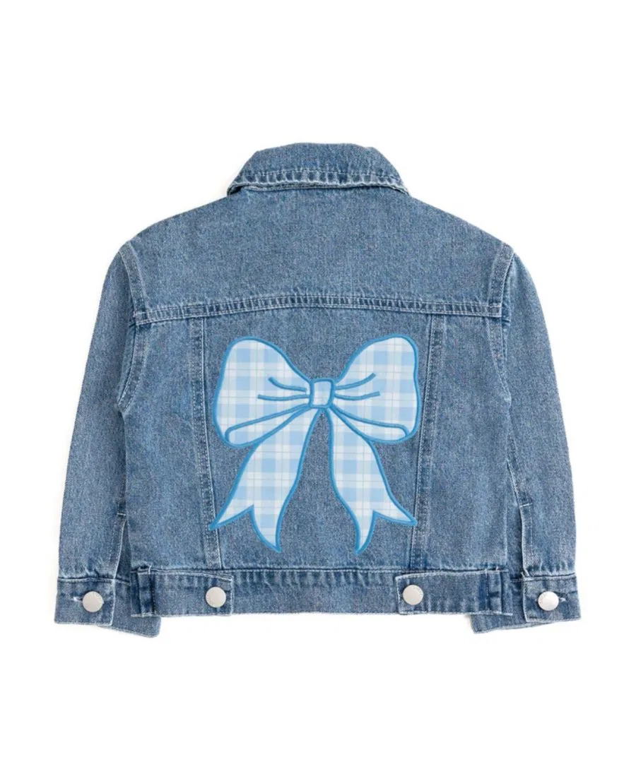 Джинсовая куртка с бантом Sweet Wink, Denim — фото 2