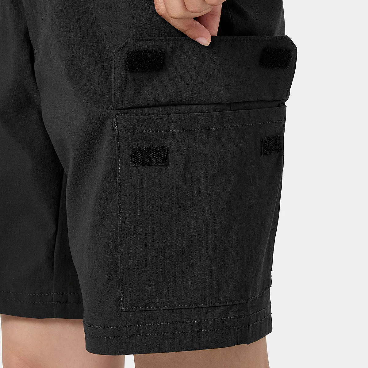 Детские шорты для мальчиков карго с принтом Qd Cargo Shorts 2.0 Helly Hansen, Ebony — фото 3